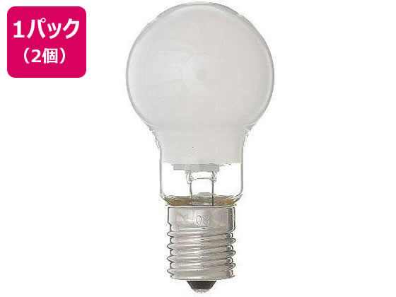ヤザワ 省エネクリプトン球 60W形 フロスト 2個 P351754F2P 1パック(ご注文単位1パック)【直送品】