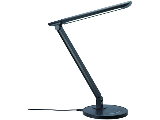 ヤザワコーポレーション 調光機能付 7W LEDスタンド黒 SDLE07N12BK 1台(ご注文単位1台)【直送品】