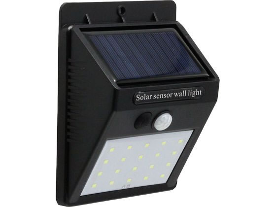 星光商事 LEDソーラーウォールライト SK-SWLT180BK 1個(ご注文単位1個)【直送品】