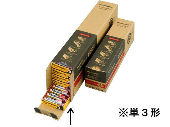 パナソニック アルカリ乾電池 単3×100本パック LR6XJN 100S 1パック(ご注文単位1パック)【直送品】