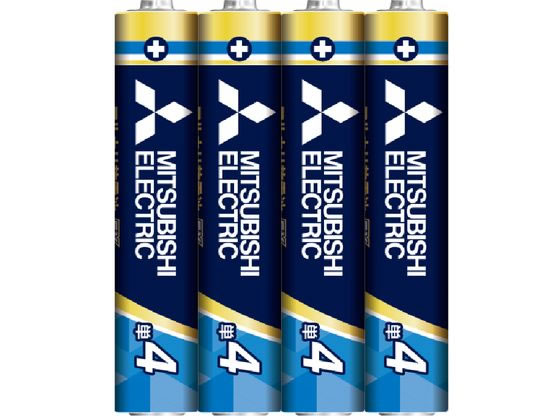三菱電機 アルカリ乾電池 単4形 4本 LR03EXR 4S 1パック(ご注文単位1パック)【直送品】