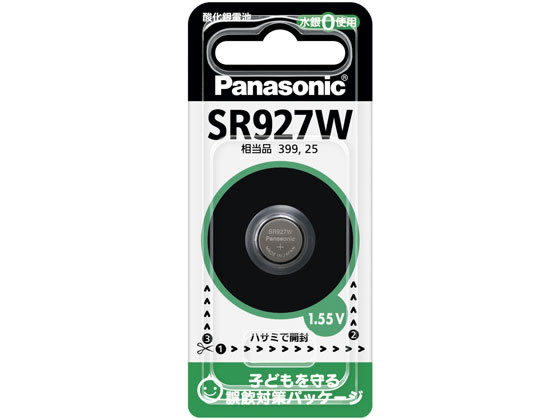 パナソニック 酸化銀電池 SR927W 1個（ご注文単位1個)【直送品】
