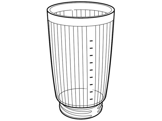 パナソニック ミキサーコップ1800mlガラス AMX03B-200 1個(ご注文単位1個)【直送品】