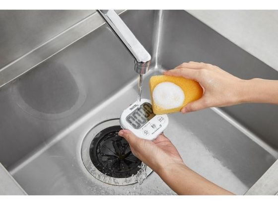 タニタ 洗えるでか見えタイマー TD426WH 1個(ご注文単位1個)【直送品】