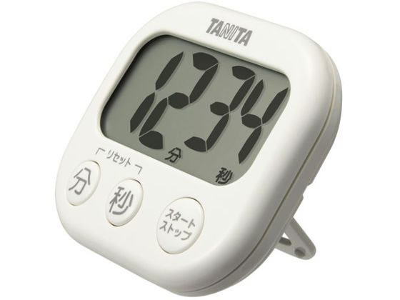 タニタ 抗菌でか見えタイマー アイボリー TD429IV 1個(ご注文単位1個)【直送品】