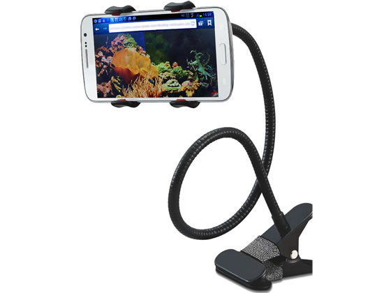 Good-J スマートフォン用クリップスタンド L-SCS-B 1個(ご注文単位1個)【直送品】