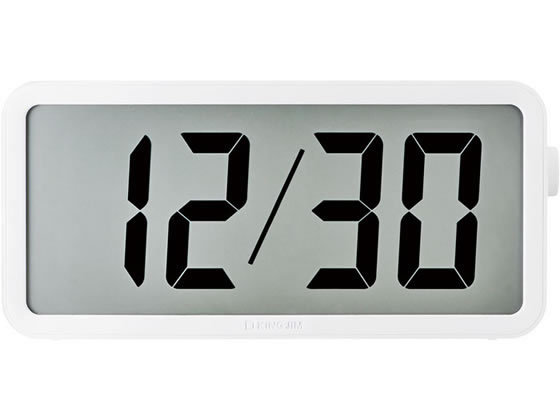 キングジム ザラージ タイマークロック DTC-001W 1台(ご注文単位1台)【直送品】