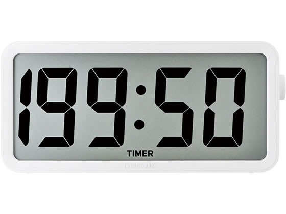 キングジム ザラージ タイマークロック DTC-001W 1台(ご注文単位1台)【直送品】