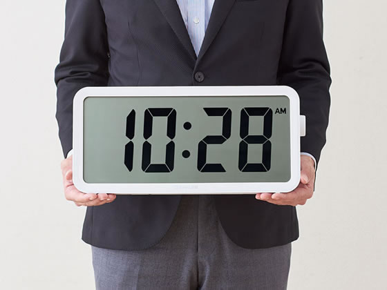 キングジム ザラージ タイマークロック DTC-001W 1台(ご注文単位1台)【直送品】