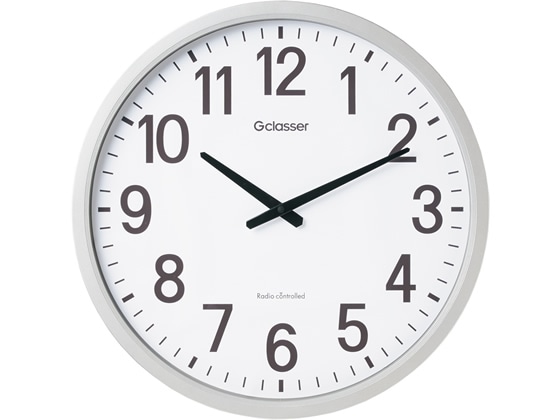 キングジム 電波掛時計 ザラージ GDK-001 1個(ご注文単位1個)【直送品】