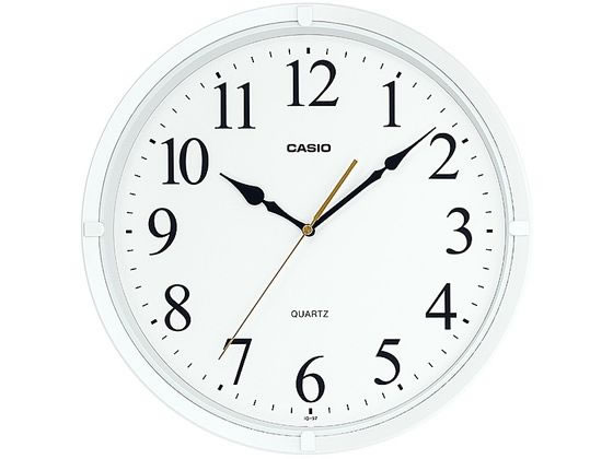 カシオ 掛時計 ホワイト IQ-97-7JF 1個(ご注文単位1個)【直送品】