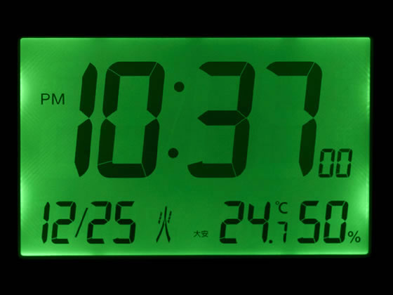 リズム 置き掛け兼用電波時計 デジタル 8RZ203SR03 1個(ご注文単位1個)【直送品】