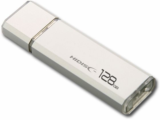 HIDISC USB3.0フラッシュメモリー キャップ式 128GB HDUF114C128G3 1個(ご注文単位1個)【直送品】
