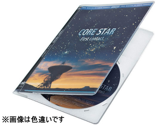 コクヨ CD／DVD用ソフトケースMEDIA PASS トール1枚収容 黒100枚 1パック（ご注文単位1パック)【直送品】