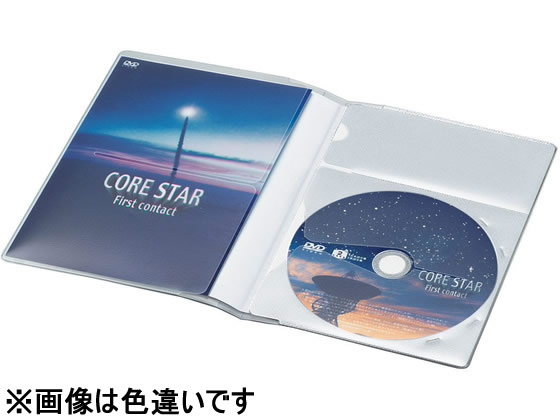 コクヨ CD／DVD用ソフトケースMEDIA PASS トール1枚収容 黒100枚 1パック（ご注文単位1パック)【直送品】