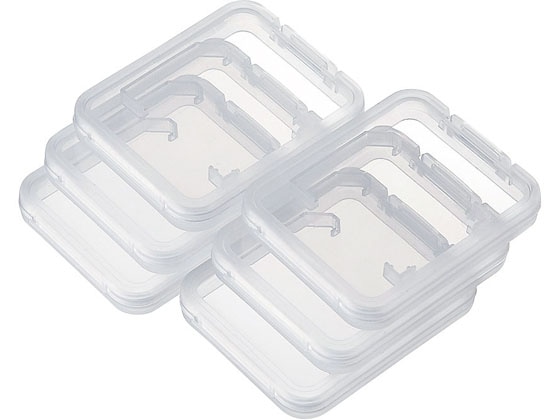 サンワサプライ SDカード用クリアケース 30個セット FC-MMC10SD-30 1パック(ご注文単位1パック)【直送品】