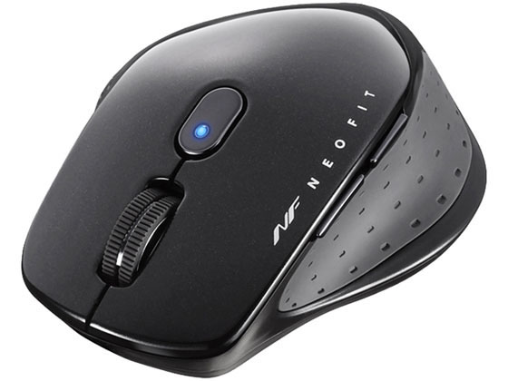 バッファロー 静音BlueLEDマウス 無線 5ボタンブラック BSMBW510MBK 1個（ご注文単位1個)【直送品】