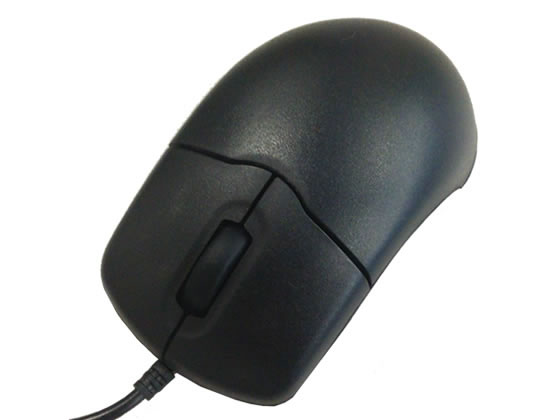 アクロス 光学式マウス 有線USB AMS-BK2 1個(ご注文単位1個)【直送品】