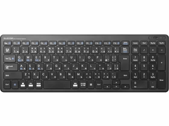 エレコム Bluetooth超薄型コンパクトキーボード TK-FBP101BK 1個（ご注文単位1個)【直送品】