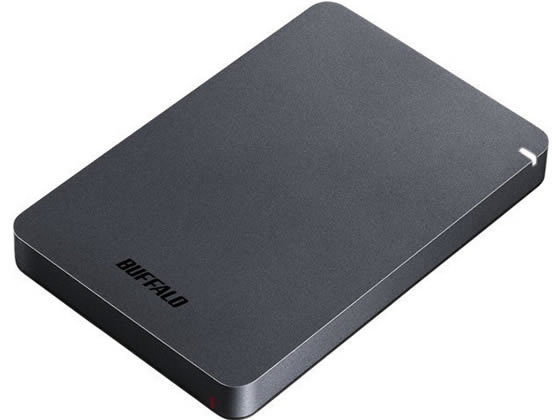 バッファロー 耐衝撃ポータブルHDD 1TBブラック 1台(ご注文単位1台)【直送品】