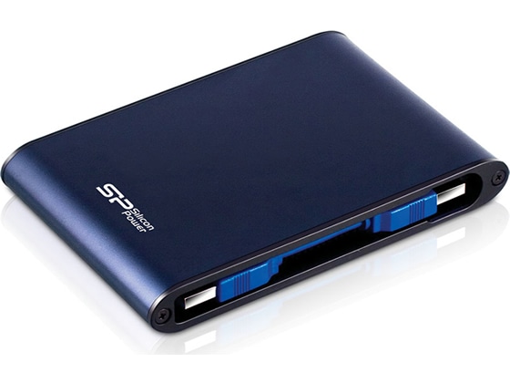 シリコンパワー ポータブルHDD 1TB SP010TBPHDA80S3B 1台(ご注文単位1台)【直送品】
