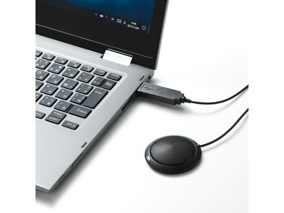 サンワサプライ USBマイクロホン MM-MCU06BKN 1個(ご注文単位1個)【直送品】