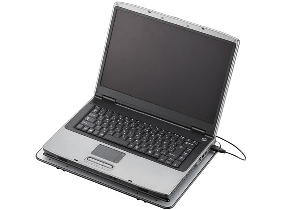 エレコム ノートPC用クーラー15.4~17インチ対応シルバー SX-CL22LSV 1台(ご注文単位1台)【直送品】