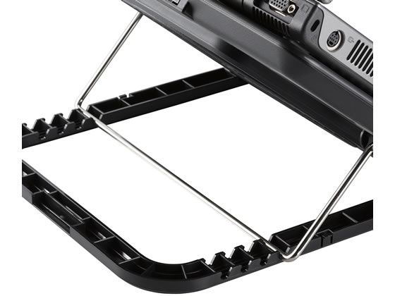 エレコム ノートPC用クーラー15.4~17インチ対応シルバー SX-CL22LSV 1台(ご注文単位1台)【直送品】