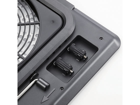 エレコム ノートPC用クーラー15.4~17インチ対応シルバー SX-CL22LSV 1台(ご注文単位1台)【直送品】