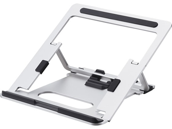 キングジム ノートパソコンスタンド NPS10シル 1台（ご注文単位1台)【直送品】