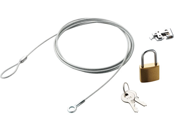 エレコム ノートパソコン&マウスセキュリティロック ESL-3 1本（ご注文単位1本)【直送品】