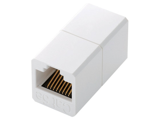 エレコム RJ-45延長コネクタ LD-RJ45JJ5Y2 1個(ご注文単位1個)【直送品】