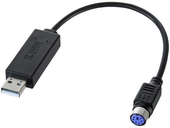 サンワサプライ USB-PS 2変換コンバータ(1ポート) USB-CVPS5 1個(ご注文単位1個)【直送品】