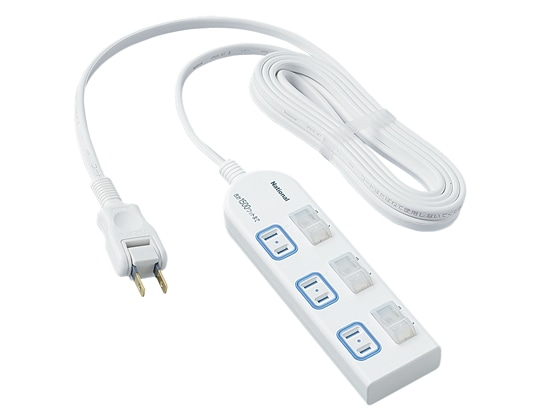 パナソニック ザ・タップX 3コ口 3m ホワイト WHA25334WP 1個(ご注文単位1個)【直送品】