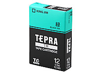 キングジム TR用テープ パステル 12mm 緑 黒文字 TC12G 1個（ご注文単位1個)【直送品】