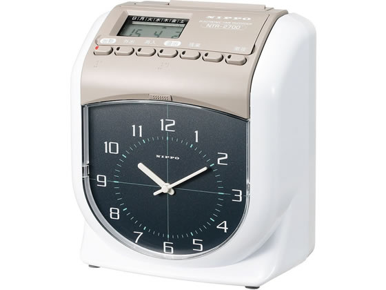 ニッポー タイムレコーダー NTR-2700 1台(ご注文単位1台)【直送品】