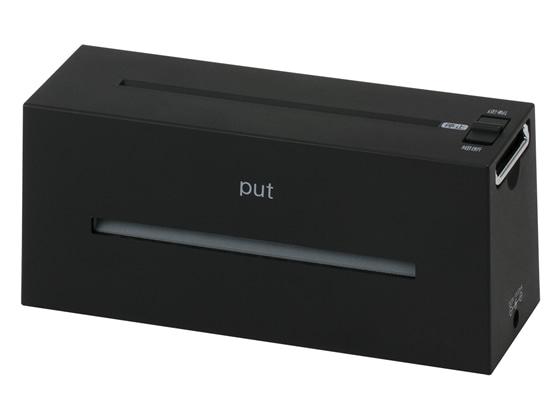 ナカバヤシ パーソナルシュレッダ プット ブラック NSE-TM1BK 1台(ご注文単位1台)【直送品】