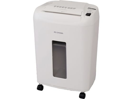 アイリスオーヤマ 細密オフィスシュレッダー ホワイト OF12M 1台(ご注文単位1台)【直送品】