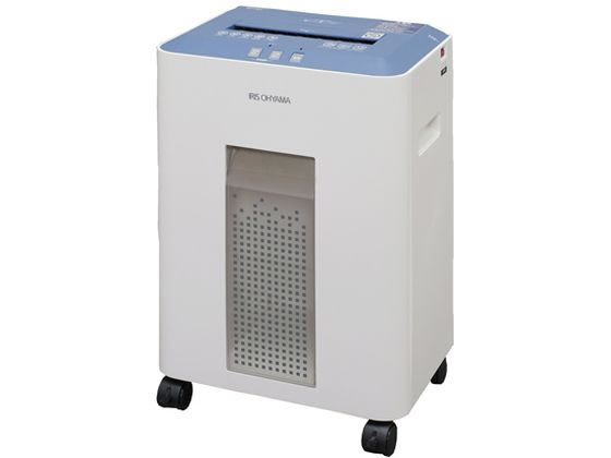 アイリスオーヤマ オフィスシュレッダー クロスカット ホワイト/ネイビー OF16J 1台(ご注文単位1台)【直送品】