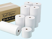 普通保存用サーマルレジロール 幅58×外径70×内径12mm 100巻 1箱(ご注文単位1箱)【直送品】