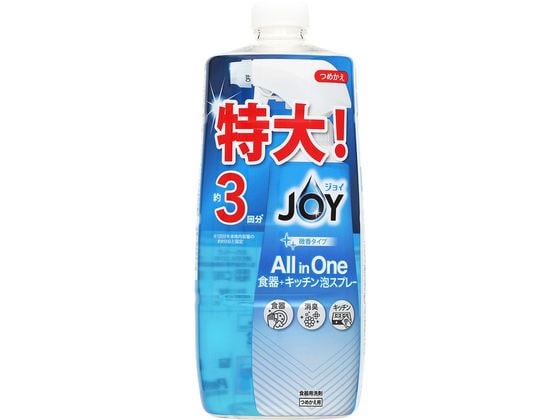 P&G ジョイミラクルクリーン泡スプレー 微香 詰替 3回分 1本（ご注文単位1本)【直送品】