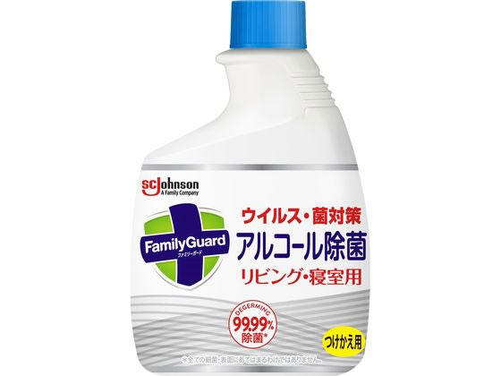 ジョンソン ファミリーガードアルコール除菌リビング・寝室用付替え400ml 1個(ご注文単位1個)【直送品】