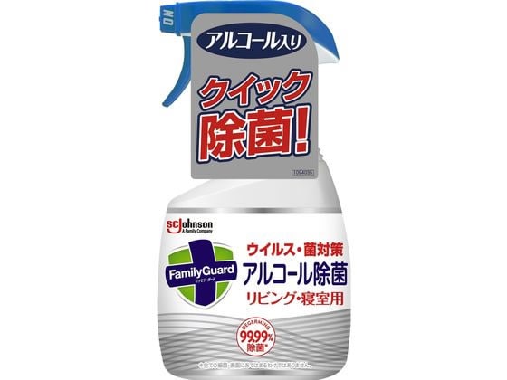 ジョンソン ファミリーガードアルコール除菌リビング・寝室用本体 400ml 1個(ご注文単位1個)【直送品】