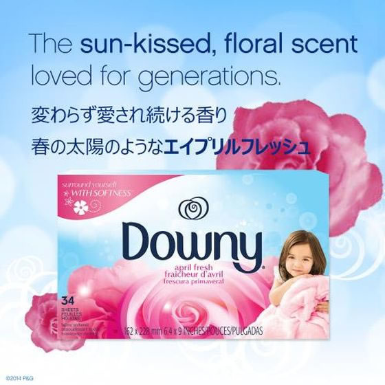 ダウニー シート エイプリルフレッシュ 34枚 1箱(ご注文単位1箱)【直送品】