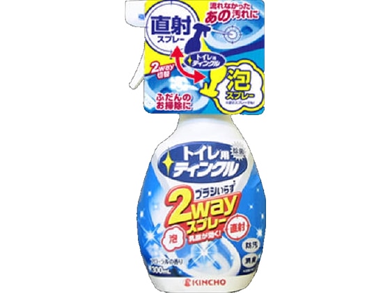 金鳥 トイレ用ティンクル 直射・泡 2Wayスプレー 本体300ml 1本（ご注文単位1本)【直送品】