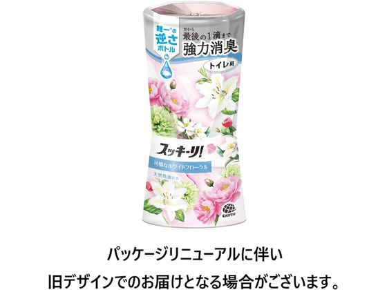 アース製薬 トイレのスッキーリ! エアリーホワイトフローラルの香り 400ml 1個（ご注文単位1個)【直送品】