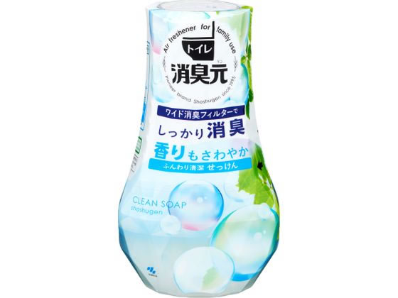 小林製薬 トイレの消臭元 ふんわり清潔せっけん 1本（ご注文単位1本)【直送品】