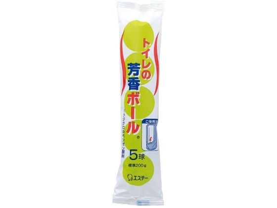 エステー トイレの芳香ボール 5球入 1袋（ご注文単位1袋)【直送品】