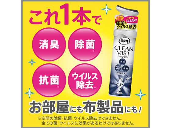 エステー 消臭力 クリーンミスト タバコ用 アクアシトラス 1個(ご注文単位1個)【直送品】