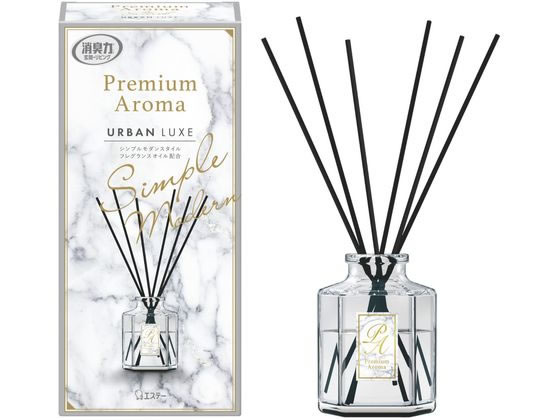 エステー お部屋の消臭力 プレミアムアロマ スティック 本体アーバンリュクス 1個（ご注文単位1個)【直送品】